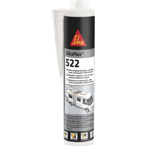 SIKA Sikaflex Spachtelkleber 522 Wohnwagen - Weiß - 300ml