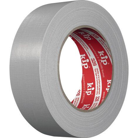 KIP 328-24 Gewebeband Extra 328 hellgrau Länge 25 m Breite 24 mm