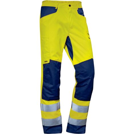 Uvex Suxxeed Construction - Gelbe Herren-Arbeitshose - Warnschutz: 54 (1/5)
