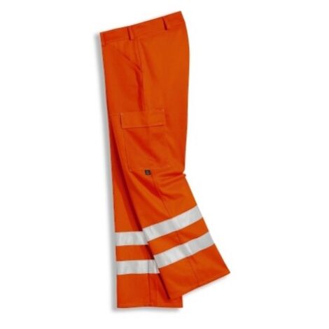 Uvex Protection Flash 8894 Herren-Arbeitshose - Orange Warnschutz-Cargohose: 52 (1/2)