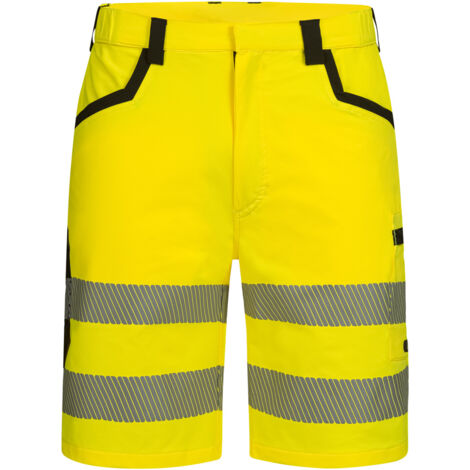 Feldtmann Elysee Warnschutz-Shorts Stretch HAGENAU 22765 Gr. 62 gelb/schwarz (1/5)