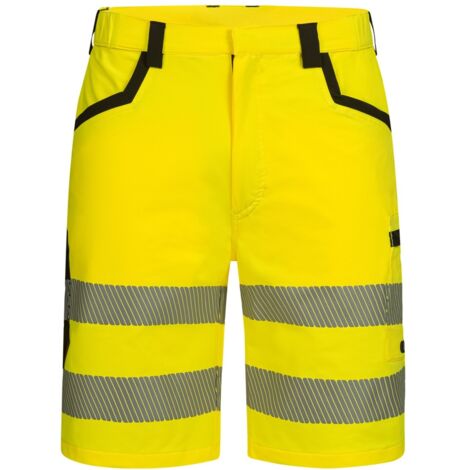 Feldtmann Elysee Warnschutz-Shorts Stretch HAGENAU 22765 Gr. 56 gelb/schwarz (1/5)