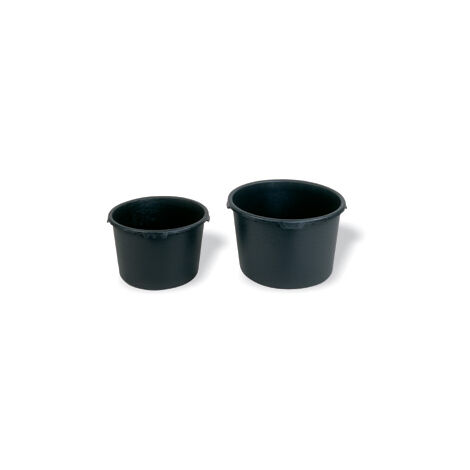 Gr .65 Liter MÖRTELKÜBEL  SCHWARZ  Mortar tubs (1/2)