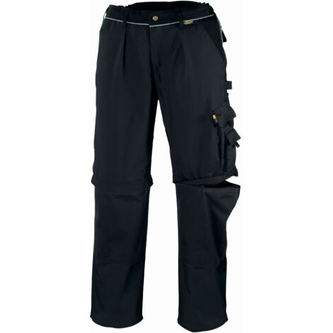 teXXor Canvas (320 g/m²) 2-in-1 Bundhose TOBAGO schwarz 54 8358 (1/4)