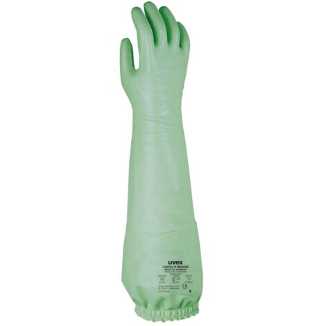 UVEX Chem.-Handschuh rubiflex S NB60SZ Nitril, grün, Gr. 11, 8965.1