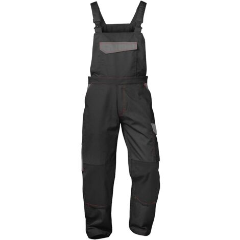 Gr .64 BEVEREN TWILL-LATZHOSE schwarz BEVEREN TWILL BIB TROUSERS (1/4)
