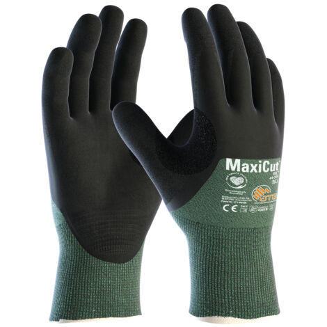 MaxiCut® Oil™ Schnittschutz-Strickhandschuhe (44-305), Grün/Schwarz (1/4)