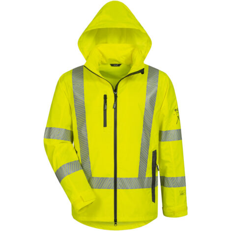 Gr .2XL (62/64) FARLAN WARNSCHUTZ-REGENJACKE gelb FARLAN HIGH VISIBILITY RAI (1/5)