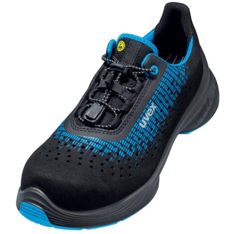 uvex 1 G2 Halbschuhe S1 blau, schwarz Weite 14 Gr. 43