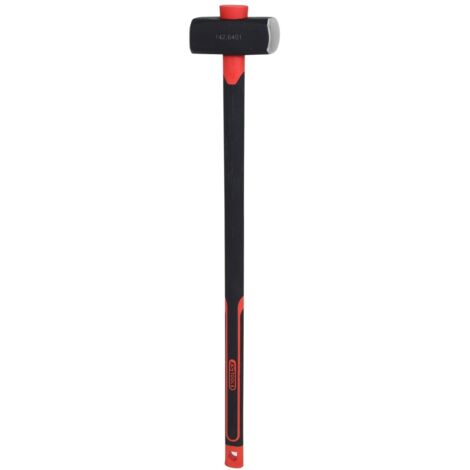 KS Tools 142.6401 Vorschlaghammer mit Fiberglasstiel, 4000g