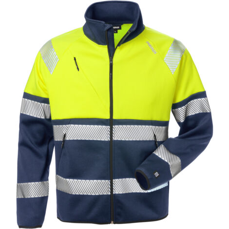 Fristads 129509-171-3XL High Vis Sweatjacke, Kl. 1 4517 SSL Dynamic Reißverschlu (1/2)