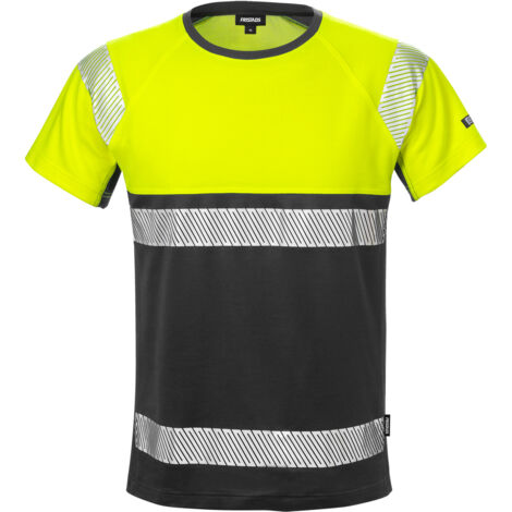 Fristads 129511-196-2XL High Vis T-Shirt, Kl. 1 7518 THV Dynamic Rippstrick am K (1/2)