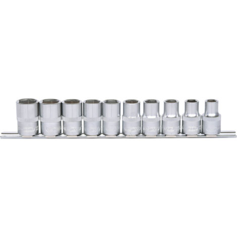 KS Tools 1/2" CLASSIC Sechskant-Stecknuss-Satz,10-teilig 10-19mm (1/4)
