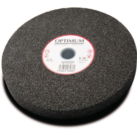 Optimum Normalkorund-Schleifscheibe Ø 300 x 35 Ø 30 mm, K36, Härte M, 3098141