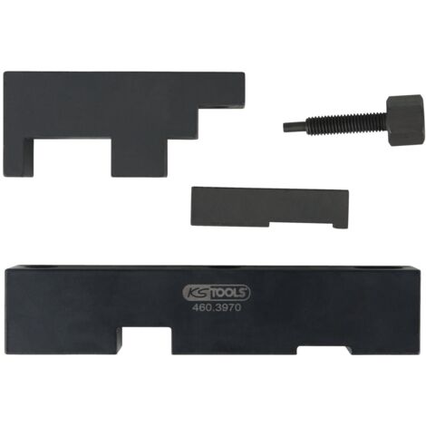 KS Tools 460.3970 Montagehilfe-Satz für Steuergehäusedeckel für Volvo, 4-tlg. (1/2)