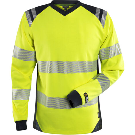 Fristads 131146-171-4XL Flamestat High Vis T-Shirt Kl. 3 7357 TFL Ultimate V-Aus (1/2)