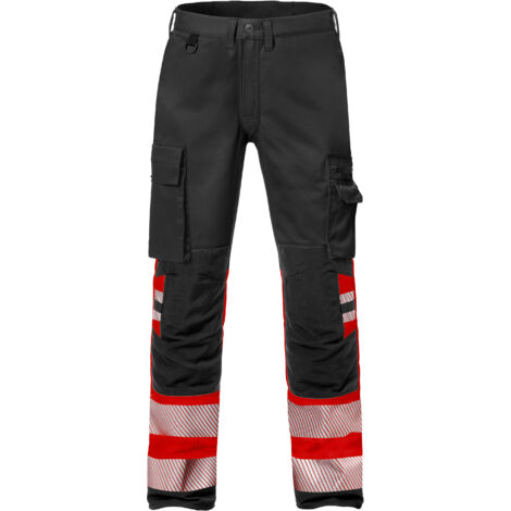 Fristads 127731-396-C62 High Vis Stretch-Hose Kl. 1 2705 PLU Warnschutz (High Vi (1/2)