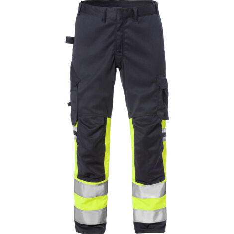 Fristads 129518-171-D84 Flamestat High Vis Stretchhose, Kl. 1 2162 ATHF Flamesta