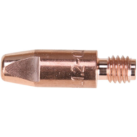 SCHWEIßKRAFT 1052549 Stromdüse E-Cu für Al M6 / 28 mm / Ø 1,2 mm (1/2)