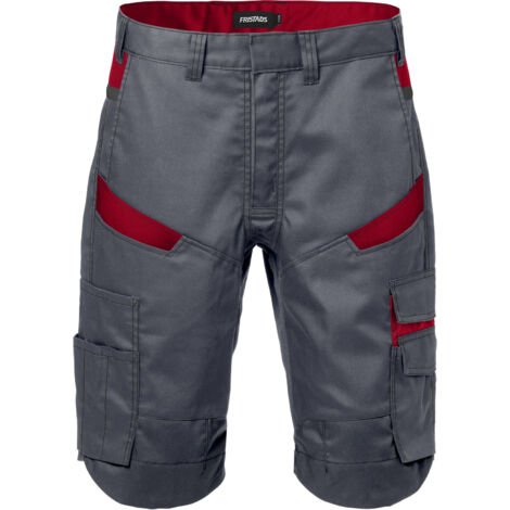 FRISTADS 129530-866 Shorts 2562 STFP Gr.C56 Grau/Rot (1/2)