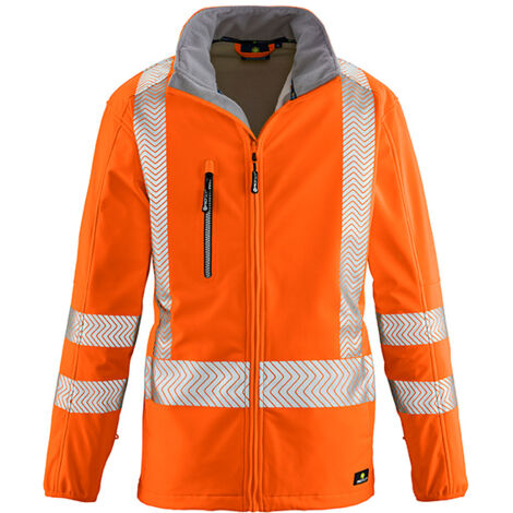 Warnschutz-Softshelljacke TYLER leuchtorange Größe 3XL (1/5)
