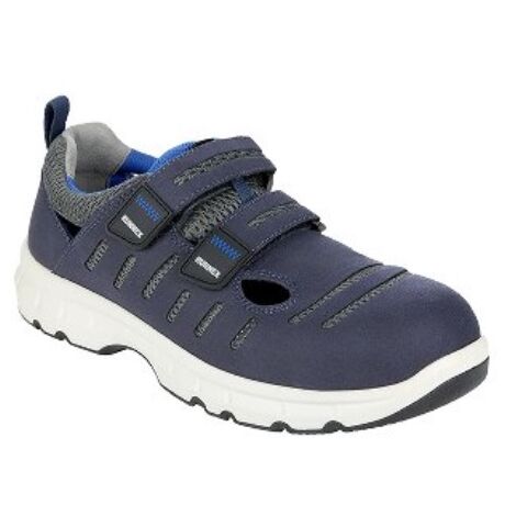 RUNNEX® 5177 Gr. 48 RUNNEX® S1P-ESD-Sicherheitsklettsandalen FlexStar blau/weiß/ (1/2)