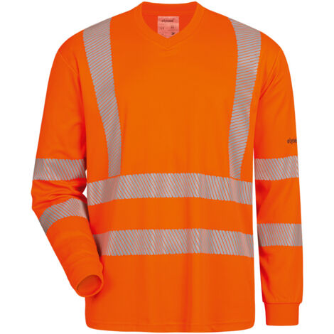 LEMMER UV- und Warnschutz Langarm T-Shirt ELYSEE® Orange 23496-6  6-XXXXL(70/72) (1/4)