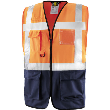 teXXor® 4210 teXXor® Warnschutz-Weste NEWCASTLE Gr. XXL leuchtorange Zer (1/4)