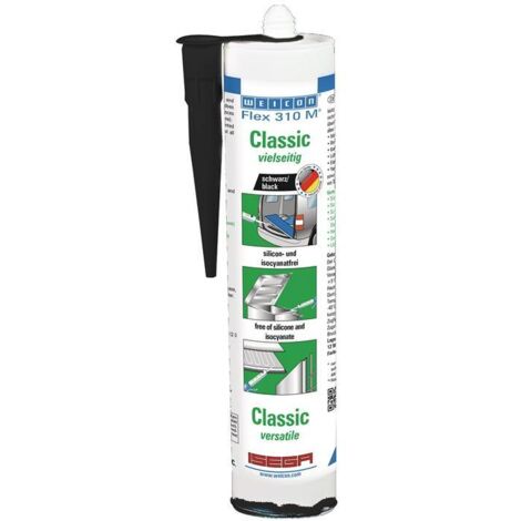 WEICON 10010024 (13304310) Flex 310 M Classic schwarz, 310 ml