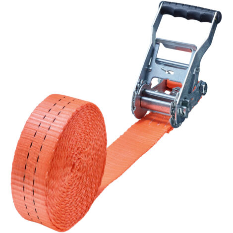 Gr .4 Meter RATSCHEN-ZURRGURT, 1-TEILIG orange CARGO LASHING BELT, 1 PART