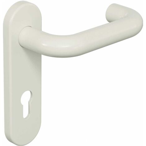HEWI 111R01.110 99 Kurzschildgarnitur 111R01.110 99 Kunststoff 99 PZ abgerundet
