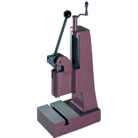 Kniehebel-Handpresse HK 800 Druckkraft 8,0 kN Hub 40mm Arbeits-H.50-200mm