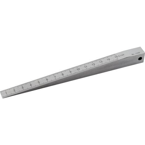 Messkeil 0,5-11 mm Stahl Ablesung 0,1 mm Kontrollieren von Spaltmaßen
