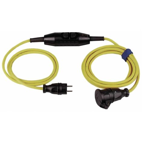 Schutzkontaktverlängerung 16 A 230 V 4,5m H07RN-F 3x1,5 mm² gelb (1/5)