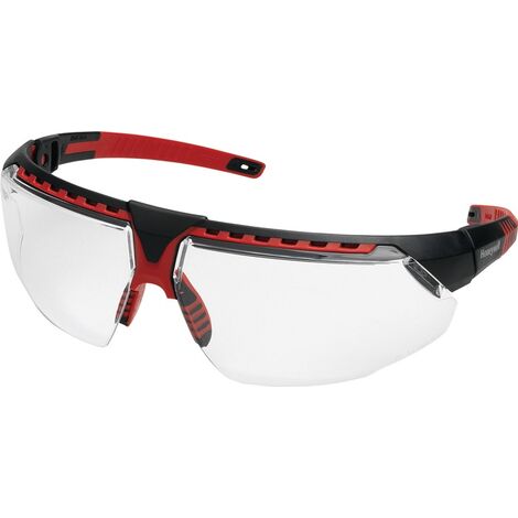 Schutzbrille EN 166 Bügel schwarz.Scheibe klar Nylon.Glas 