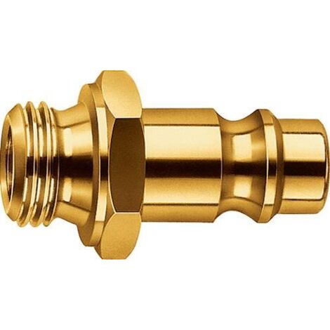 EWO 308-053 Stecknippel  Messing Stecker DN 7,2 Außengewinde G 1/4 Zoll (1/3)