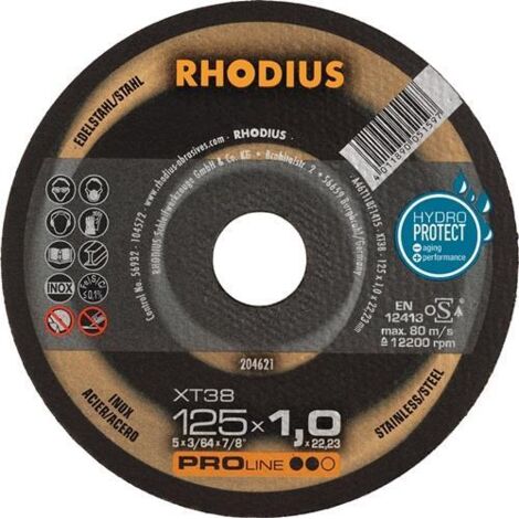 RHODIUS XT38, 25 Stück, 230 x 1,9 mm, Trennscheibe