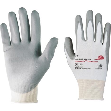 HONEYWELL 061906941E Handschuhe Camapur Comfort 619+ Größe 6 weiß/grau EN 388 PS