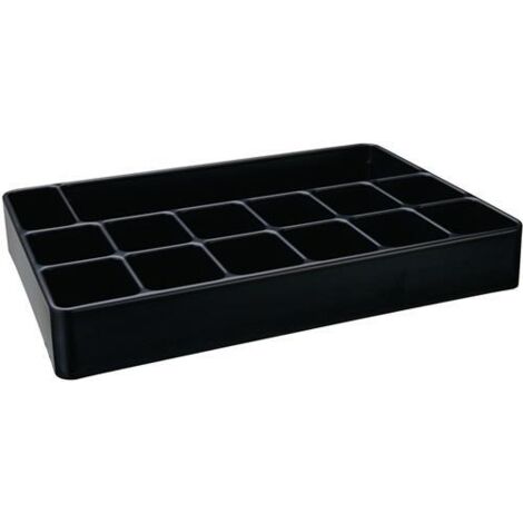 2400725 Einsatz LOGS 134 H48xB338xT238mm Kunststoff schwarz 14-fach