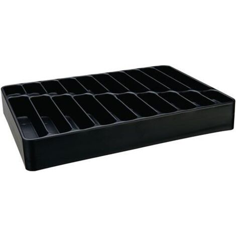 Einsatz LOGS 137 H48xB338xT238mm Kunststoff schwarz 20-fach