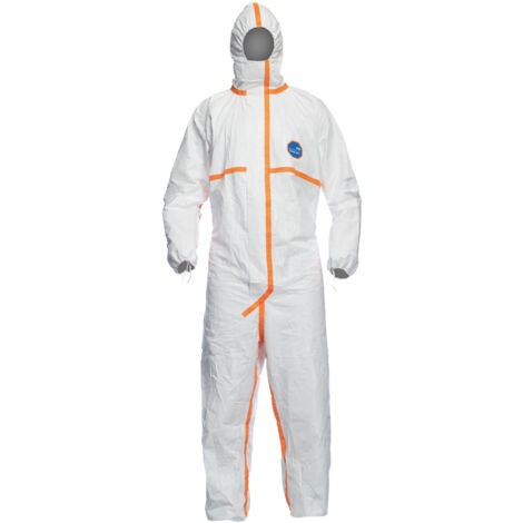 Gr .L (54/56) TYVEK® 800 J SCHUTZANZUG weiß TYVEK® 800J PROTECTIVE SUIT (1/2)