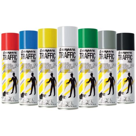 Bodenmarkierspray TRAFFIC PAINT 500ml weiß AMPERE (1/5)