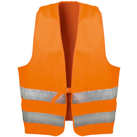 Gr .L (54/56) ERNST TEXTIL-WARNWESTE ORANGE orange ERNST Textile warning wai (1/2)