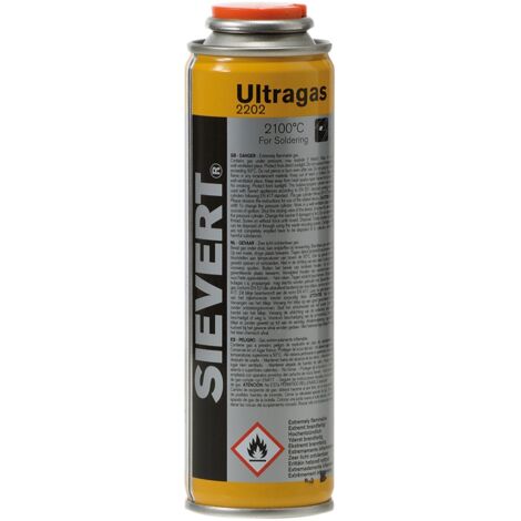 SIEVERT 220283 Schraubkartusche Ultragas 2202 60 g 110 ml  2100 GradC