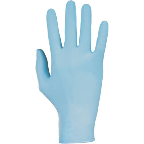 Einweghandschuhe Dermatril 740 Größe 10 blau Nitril EN 374, EN 455 PSA-Kategorie III