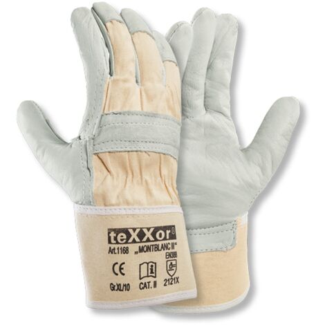 teXXor® Rindvollleder-Handschuh MONTBLANC III Leder natur, 116810 Gr.10 (1/5)