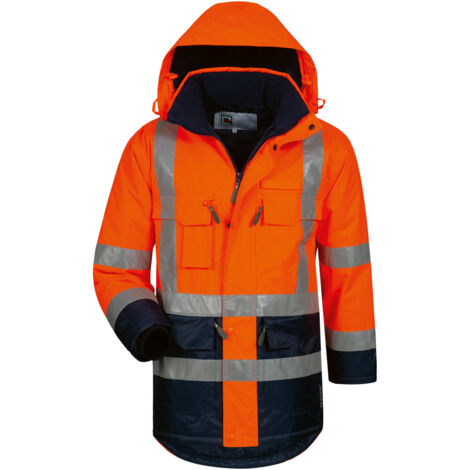 LUIS Warnschutz-Parka Orange/Marine Größe 4-XXL(62/64) (1/3)