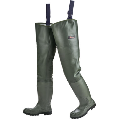 Gr .41 NORWAY - S5 SEESTIEFEL PREMIUM   OLIVGRÜN grün S5-TIGH-WADERS NORWAY