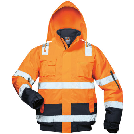 Gr .4XL (70/72) JONAS WARNSCHUTZ PILOTJACKE ORANGE/MARINE orange JONAS HIGH (1/2)