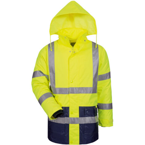 Gr .4XL (70/72) SEBASTIAN 2IN1 WARN-PARKA GELB gelb SEBASTIAN 2in1 HIGH VIS (1/3)
